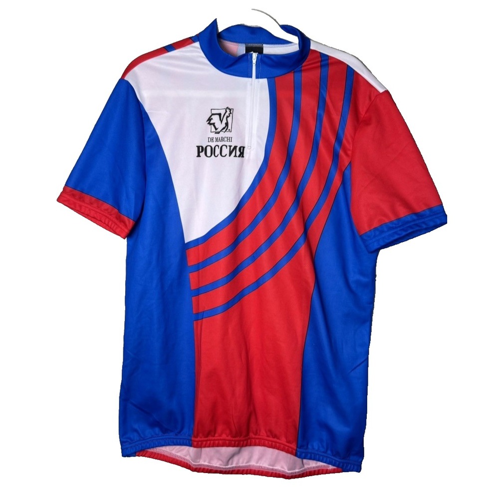 De Marchi Russia Cycling Jersey Mens XXXL (EU Sizing) Made in Italy  NWT Rare